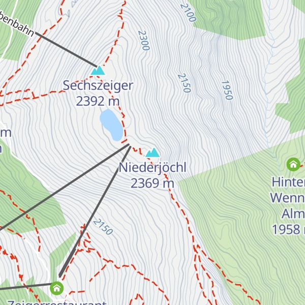 Map of Niederjöchl