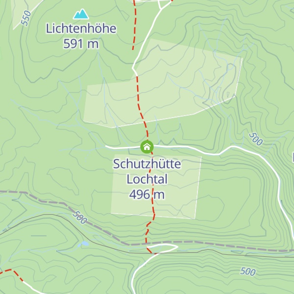 Map of Schutzhütte Lochtal