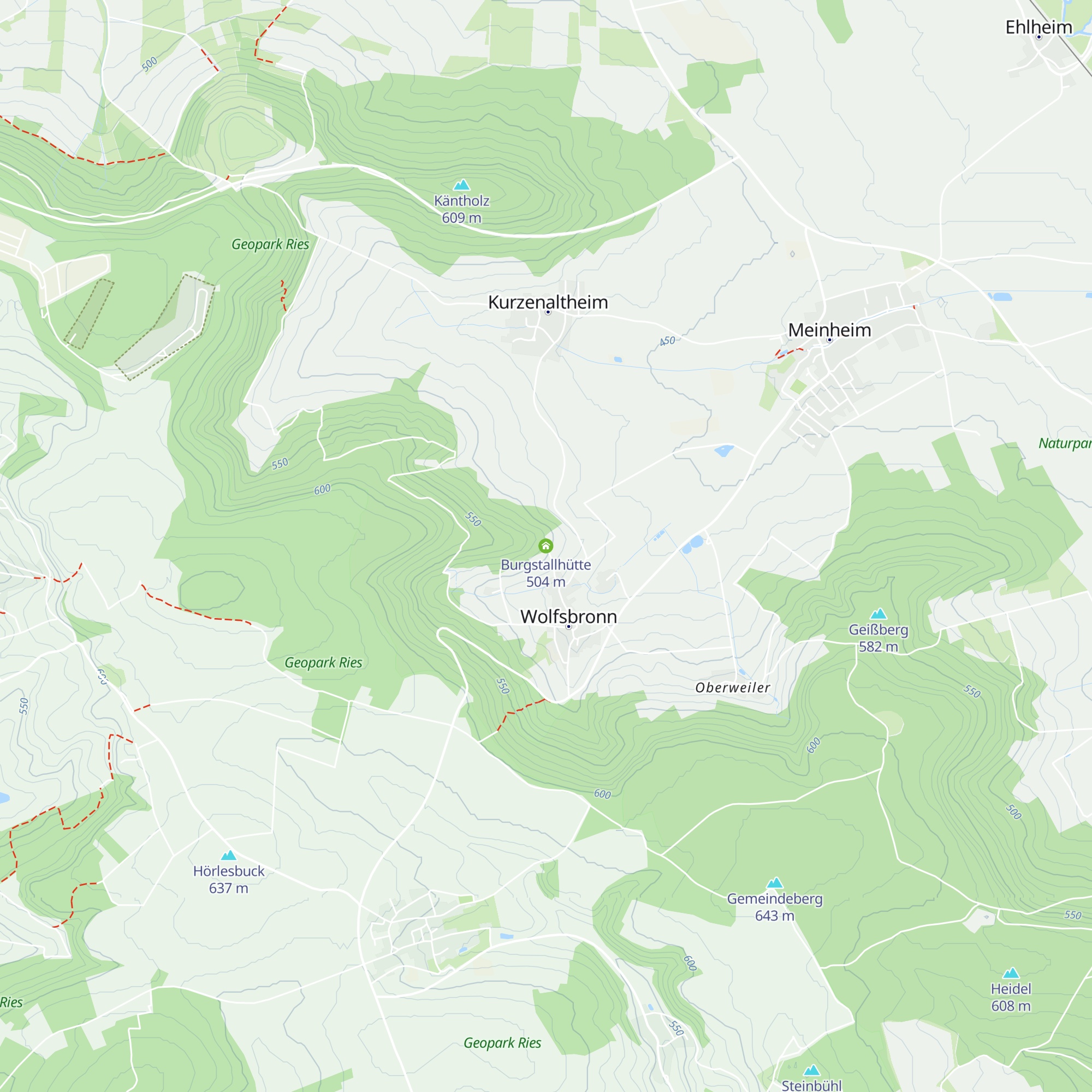 Burgstallhütte map