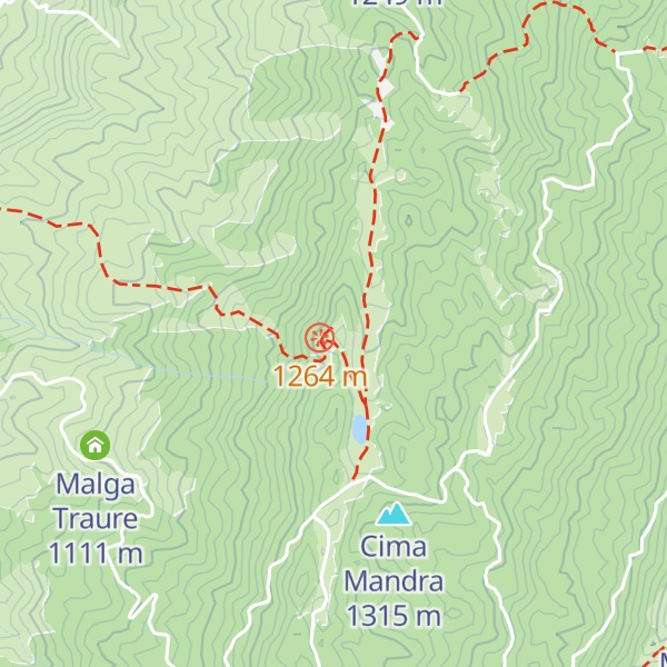 Map of Malga Pralongo alto