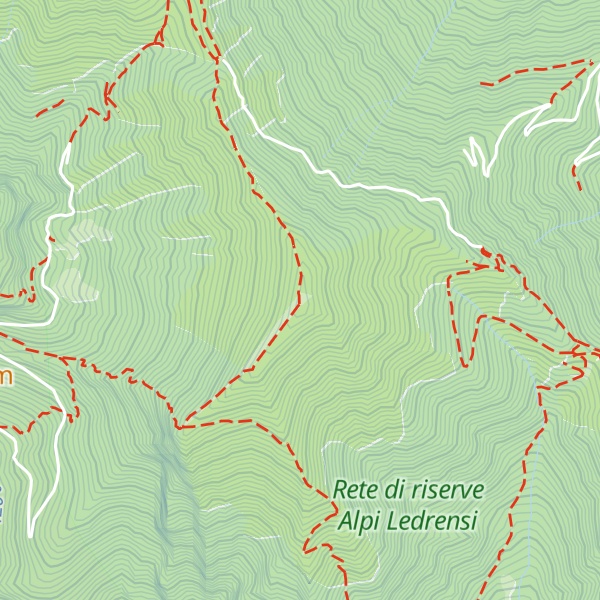 Map of Cima d'Oro