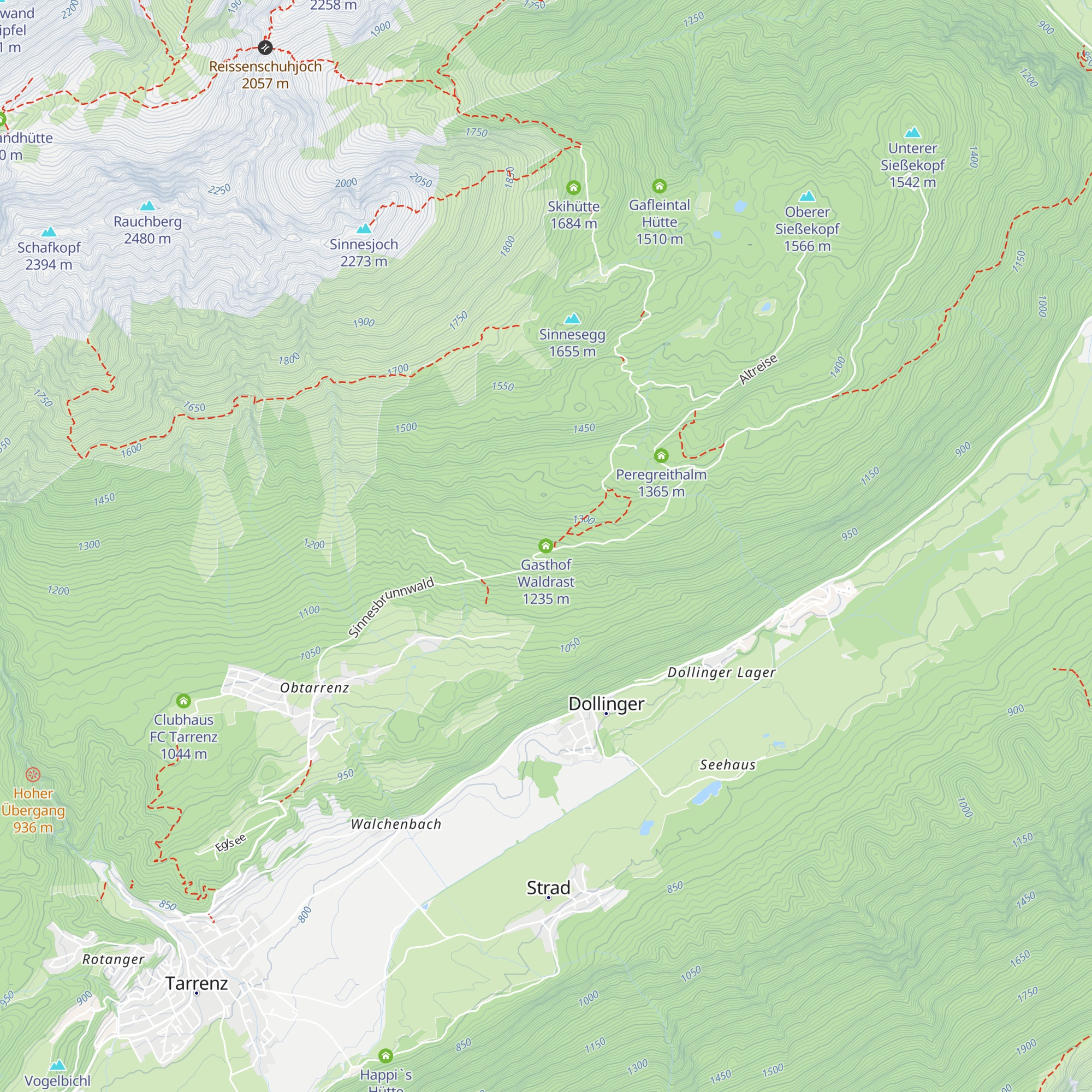 Gasthof Waldrast map