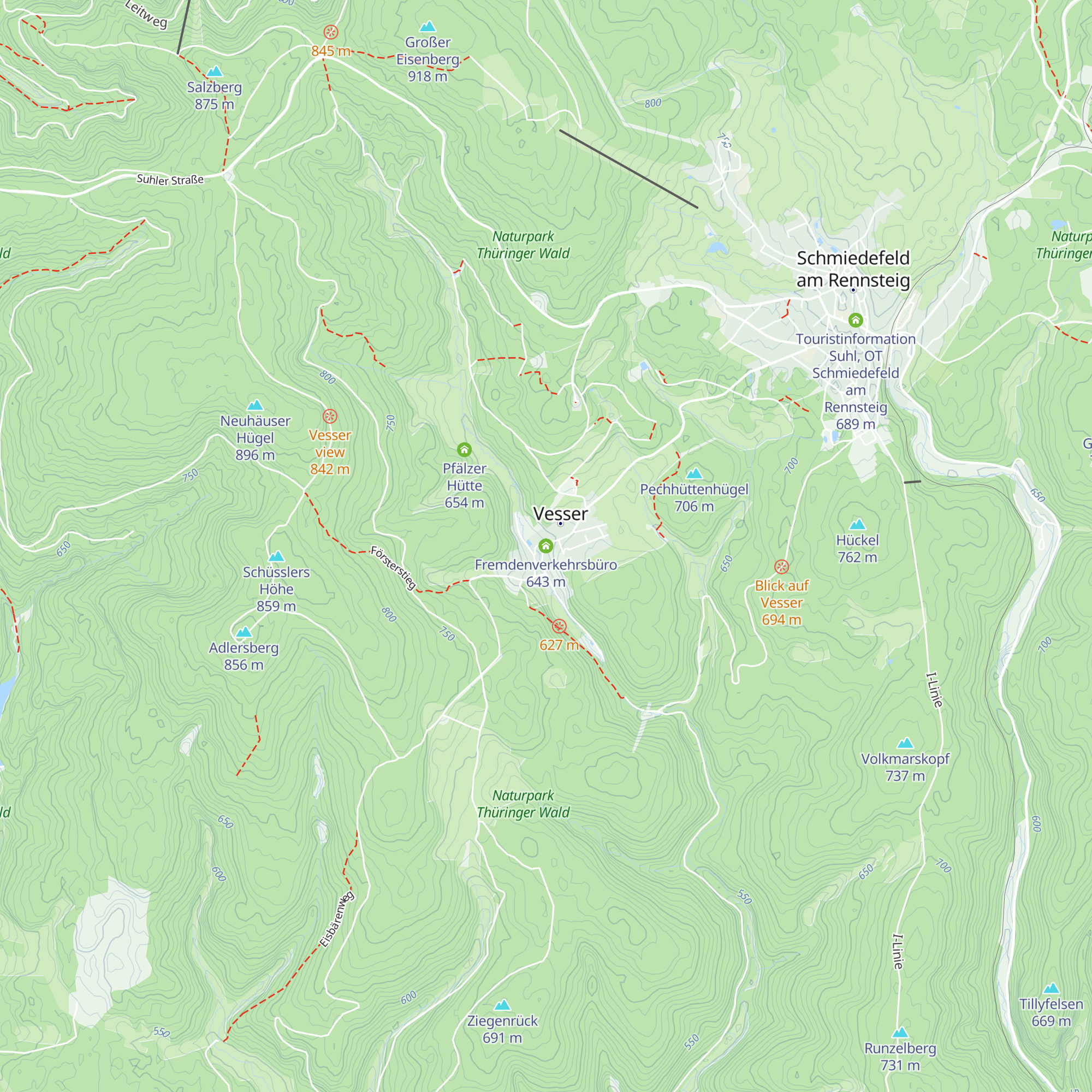 Fremdenverkehrsbüro map