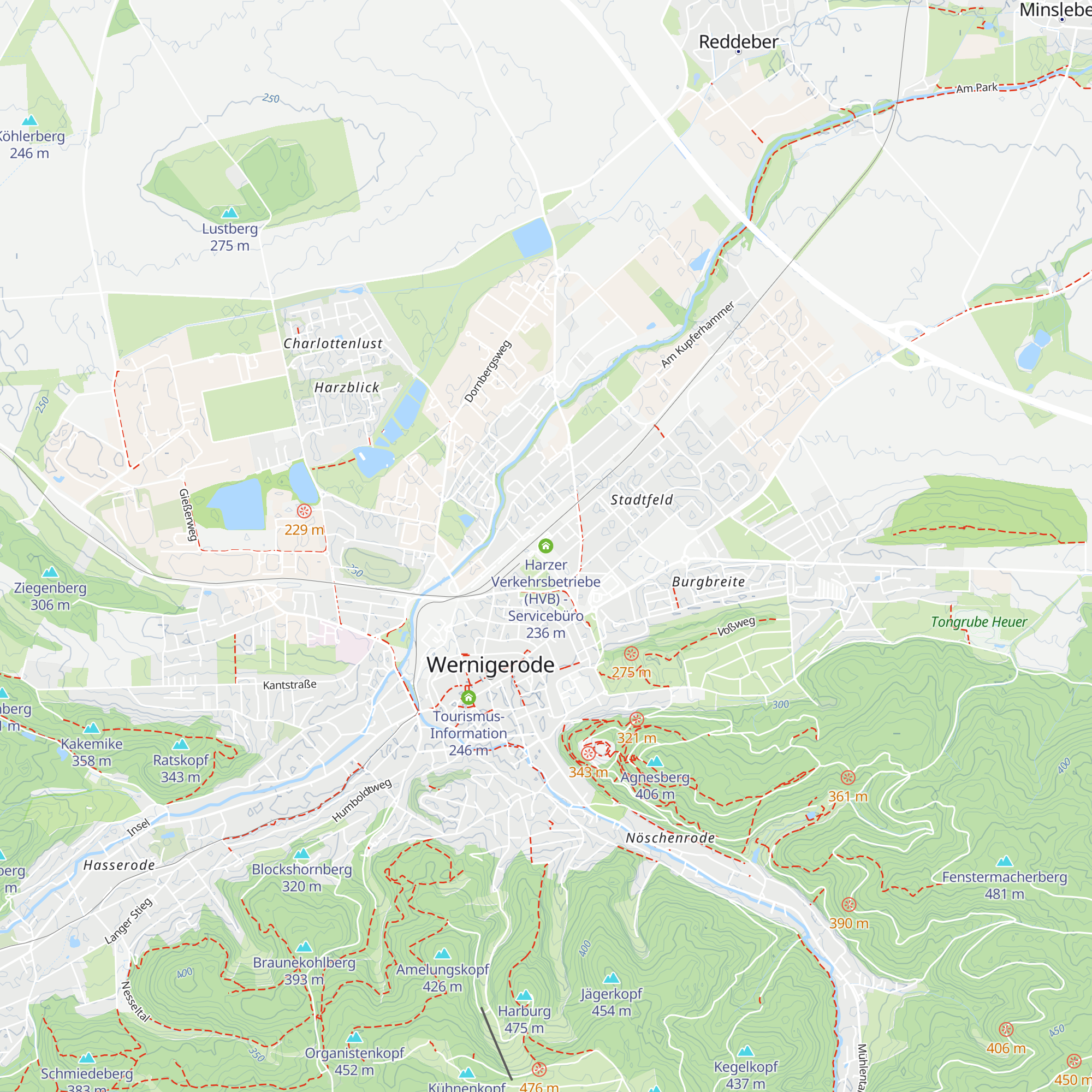 Harzer Verkehrsbetriebe (HVB) - Servicebüro map