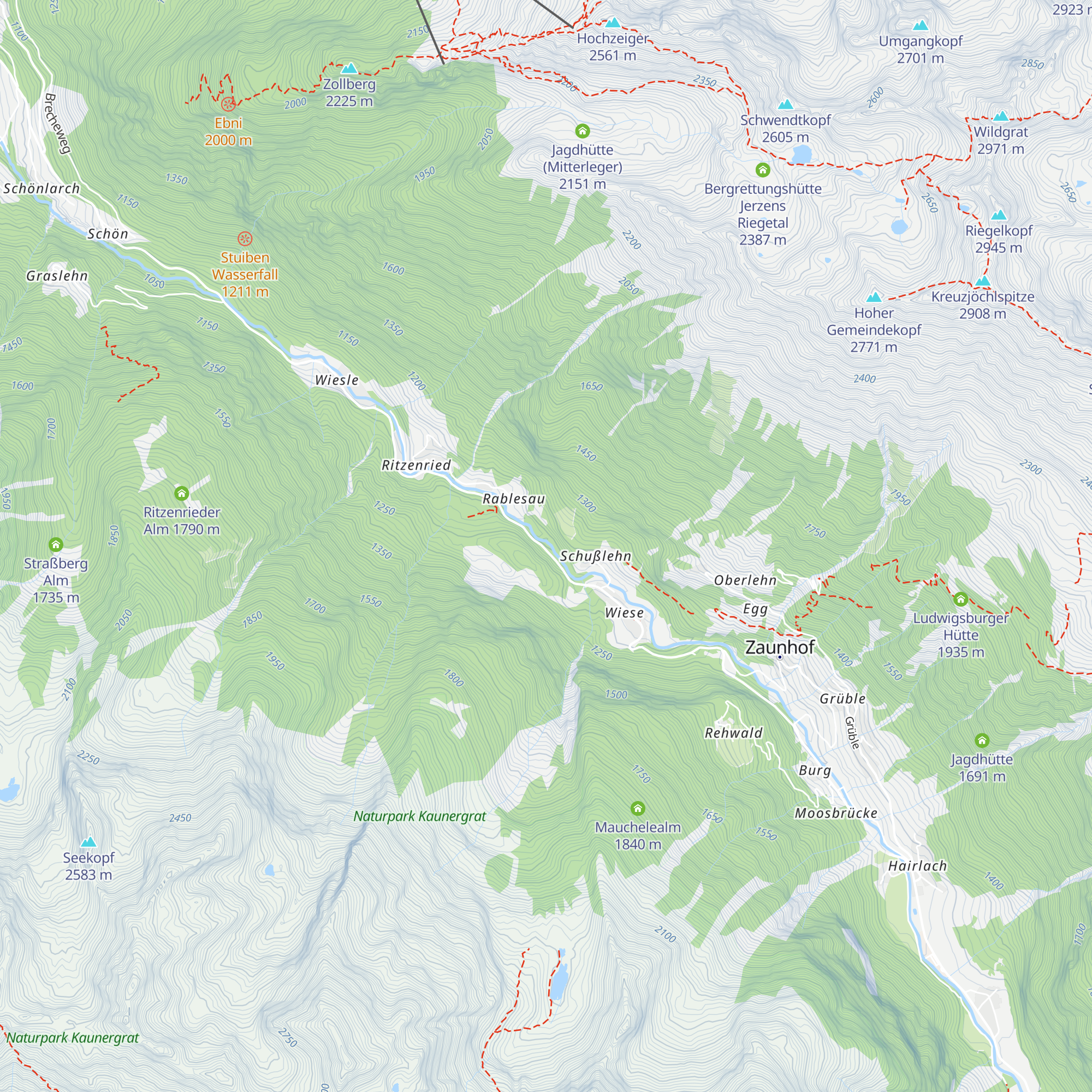 Gemeindekraftwerk St. Leonhard im Pitztal map