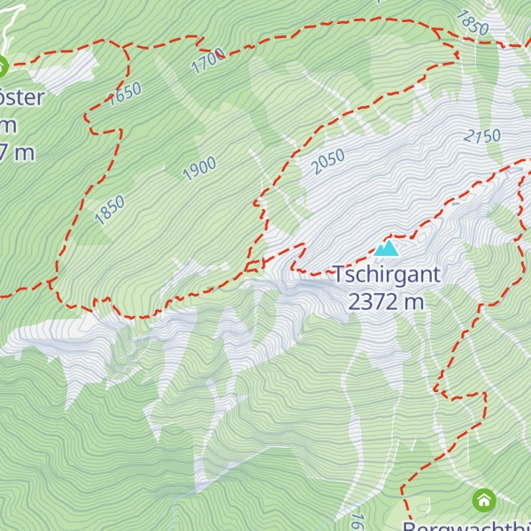 Map of Bergwachthütte