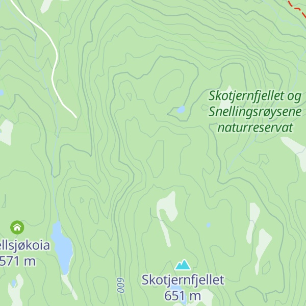 Map of Bukkehøgda