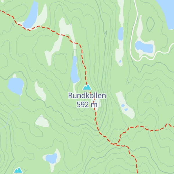 Map of Rundkollen