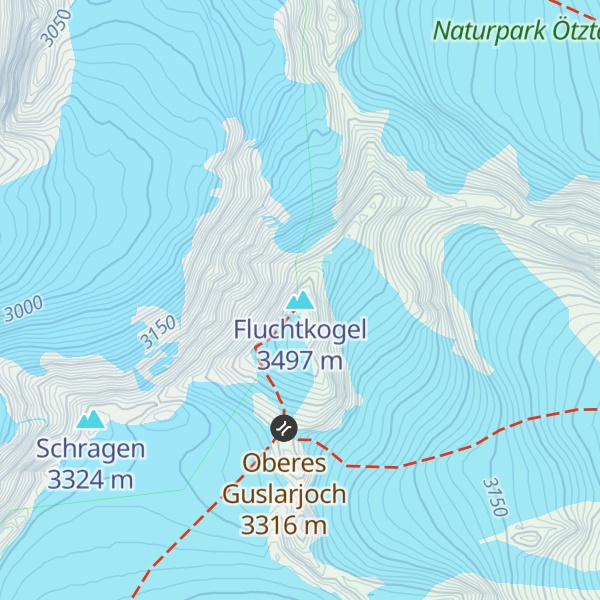 Map of Fluchtkogel