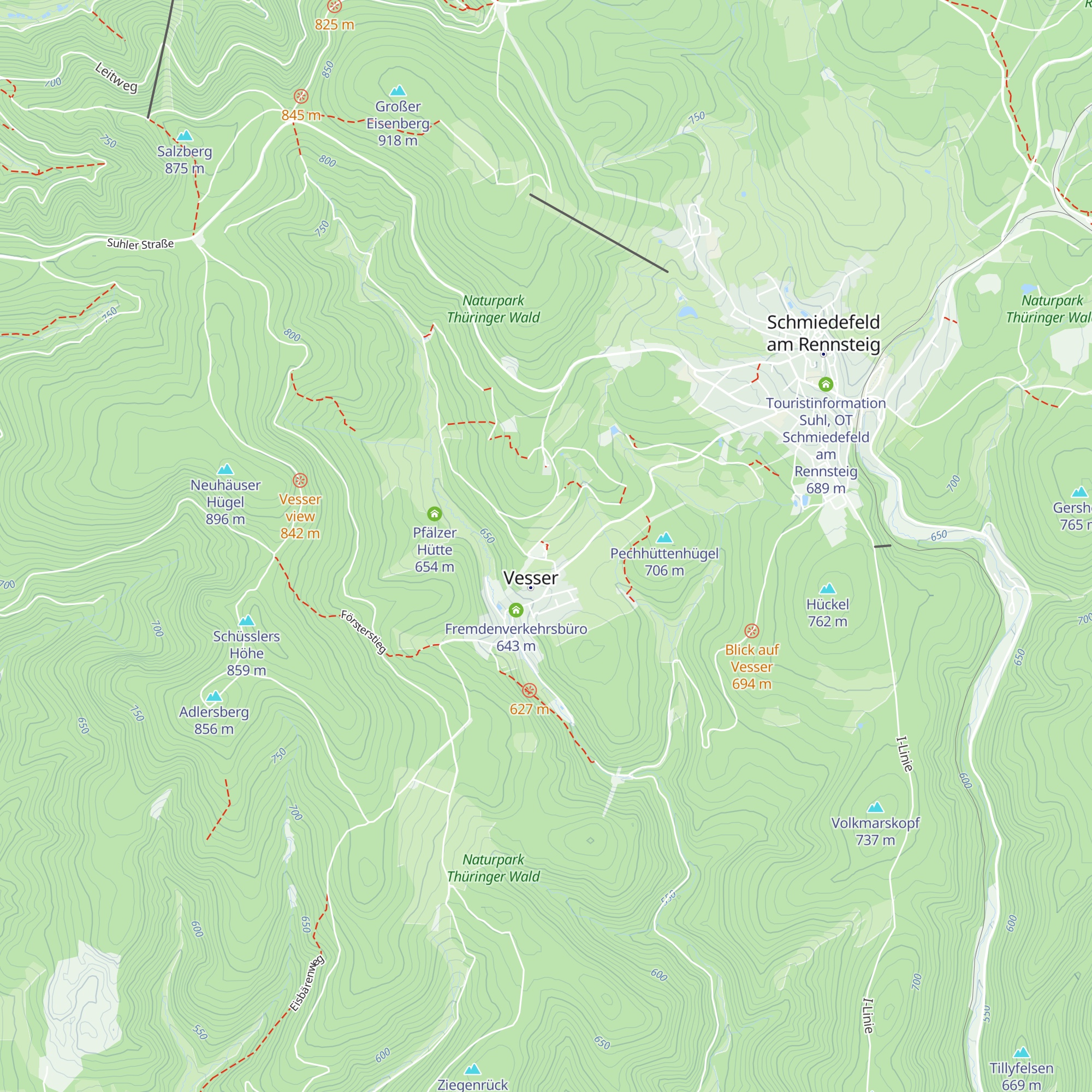 Wander- & Skihütte "Am Crux" map
