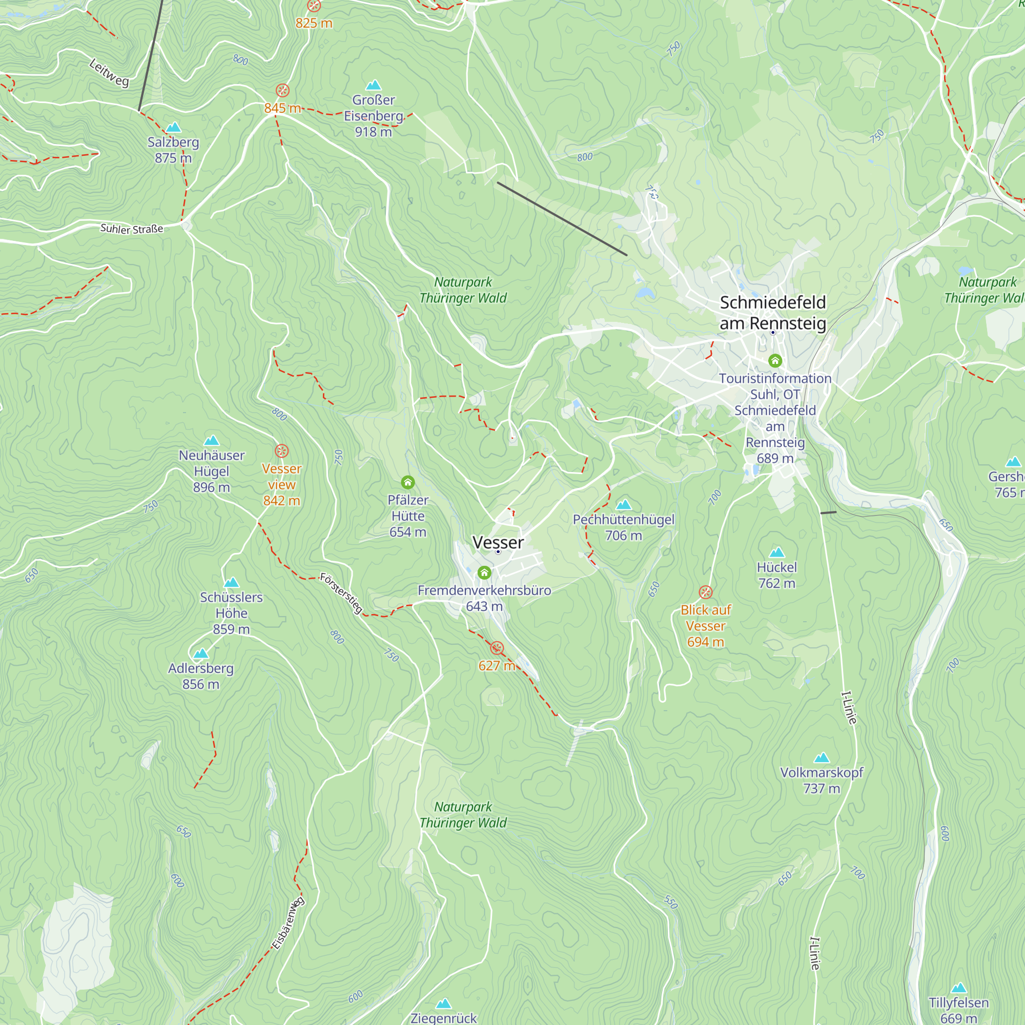 Wander- & Skihütte "Am Crux" map