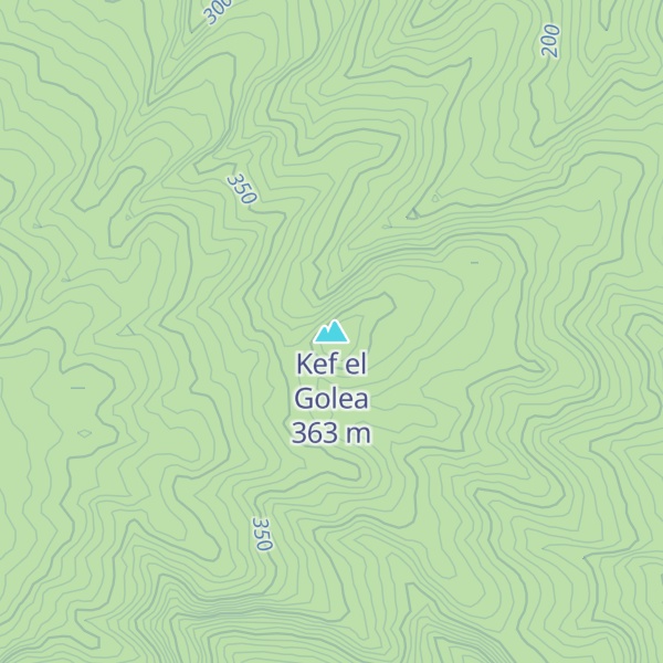 Map of Kef el Golea