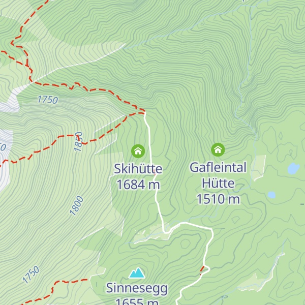 Map of Kälberhütte (Bergwachthütte)