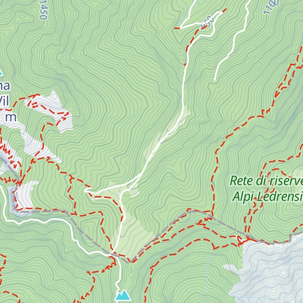 Map of Malga Vil