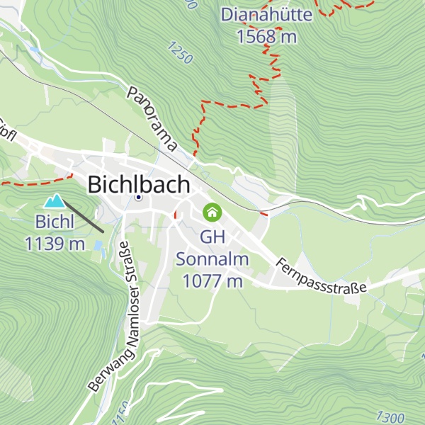 Map of GH Sonnalm