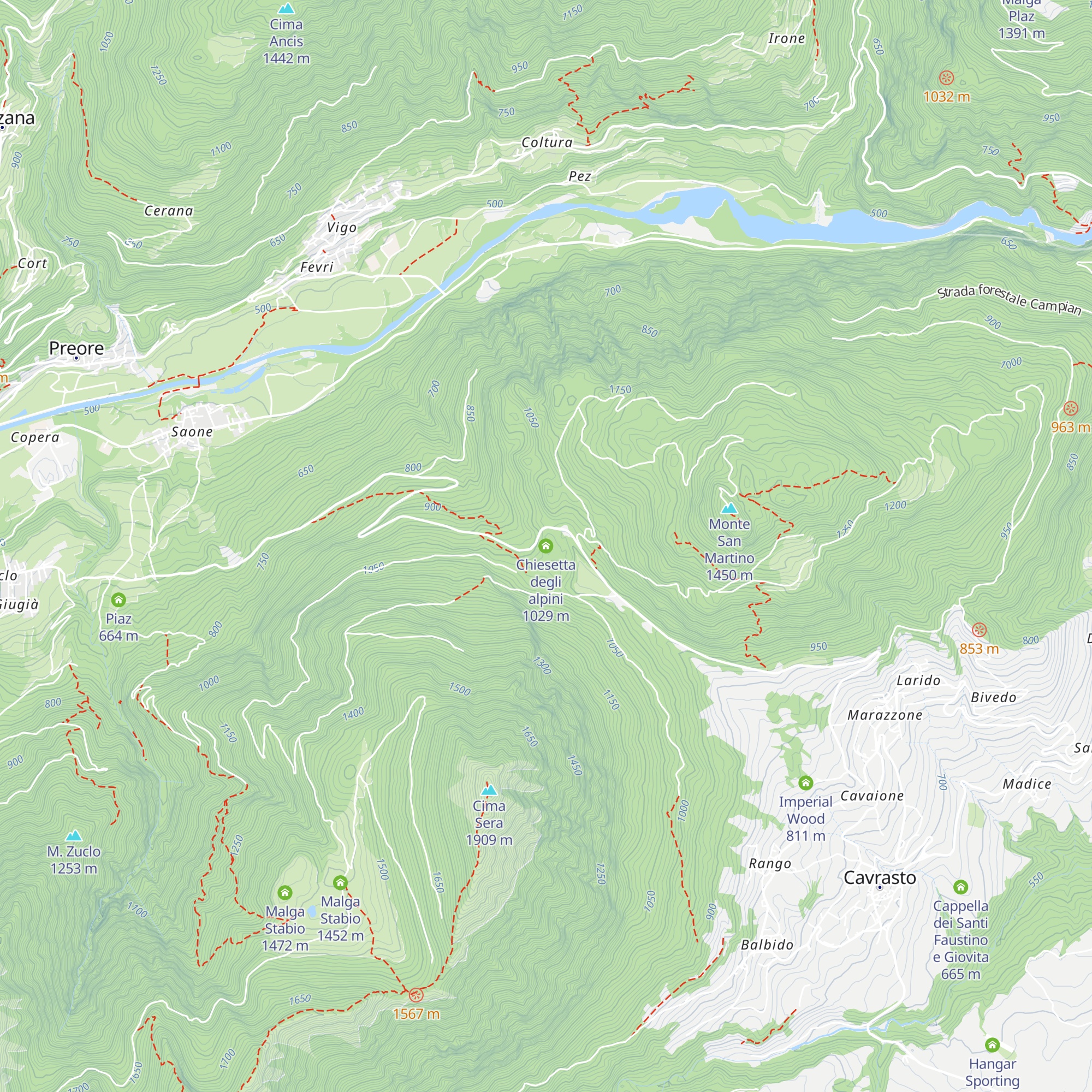 Chiesetta degli alpini map