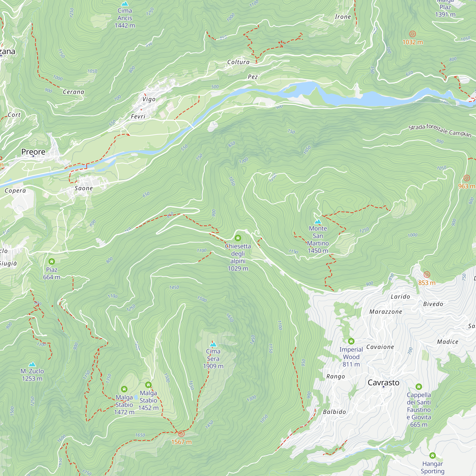 Chiesetta degli alpini map