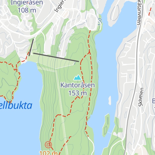 Map of Kantoråsen