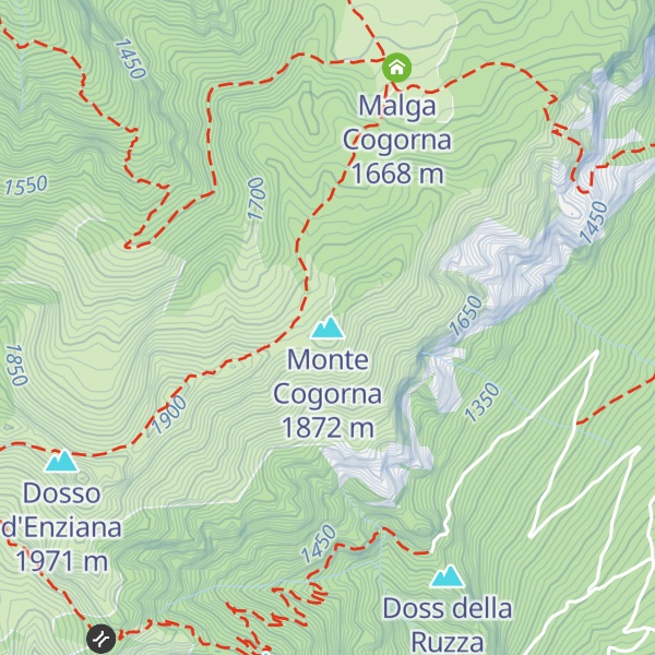 Map of Monte Cogorna
