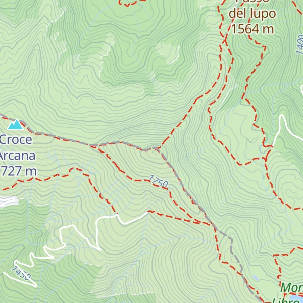 Map of Monte Spigolino