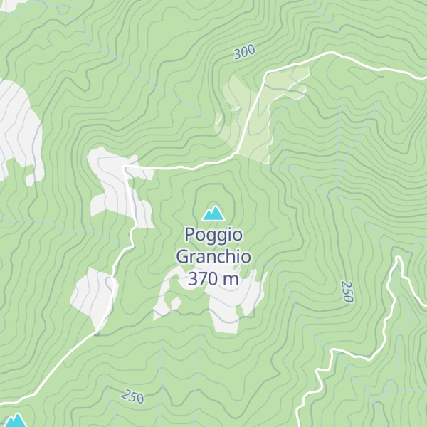 Map of Poggio Granchio