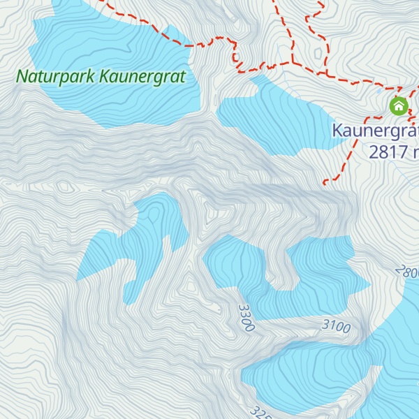 Map of Watzespitze