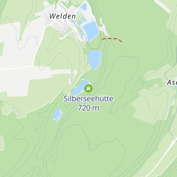 Map of Silberseehütte
