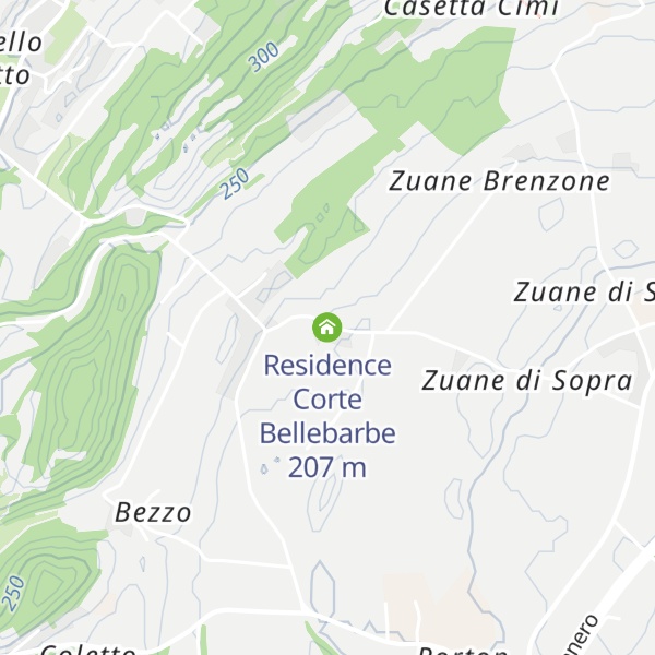 Map of Residence Corte Bellebarbe