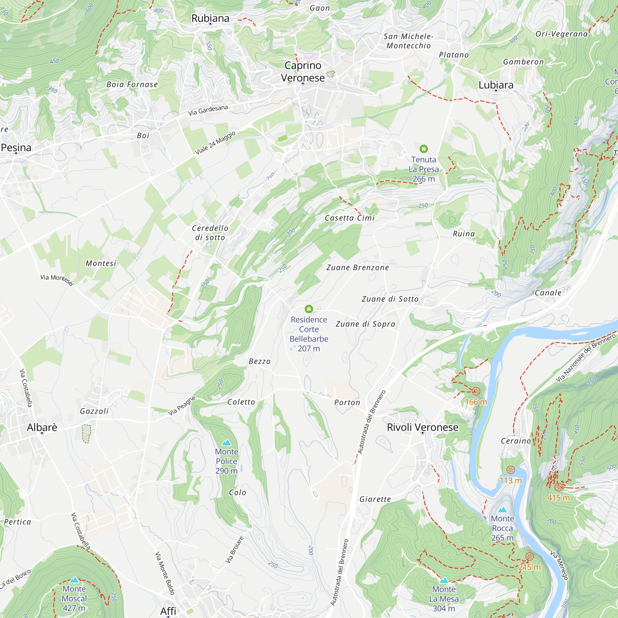 Residence Corte Bellebarbe map