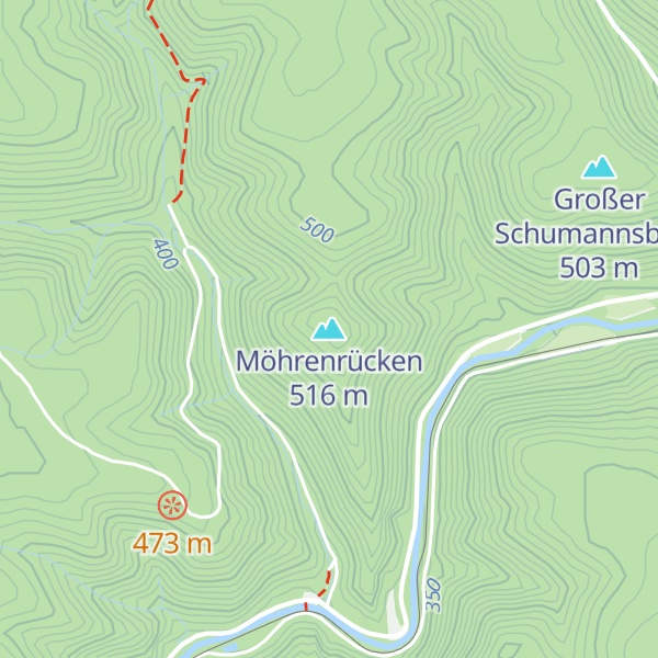 Map of Möhrenrücken