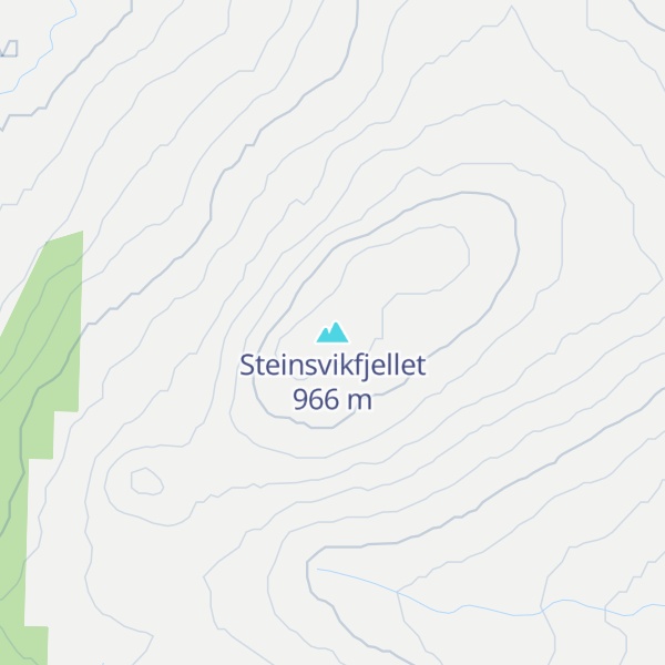 Map of Steinsvikfjellet
