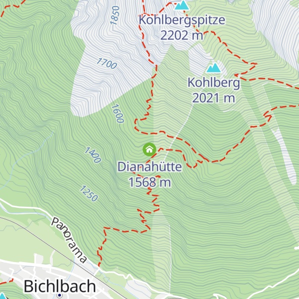 Map of Dianahütte