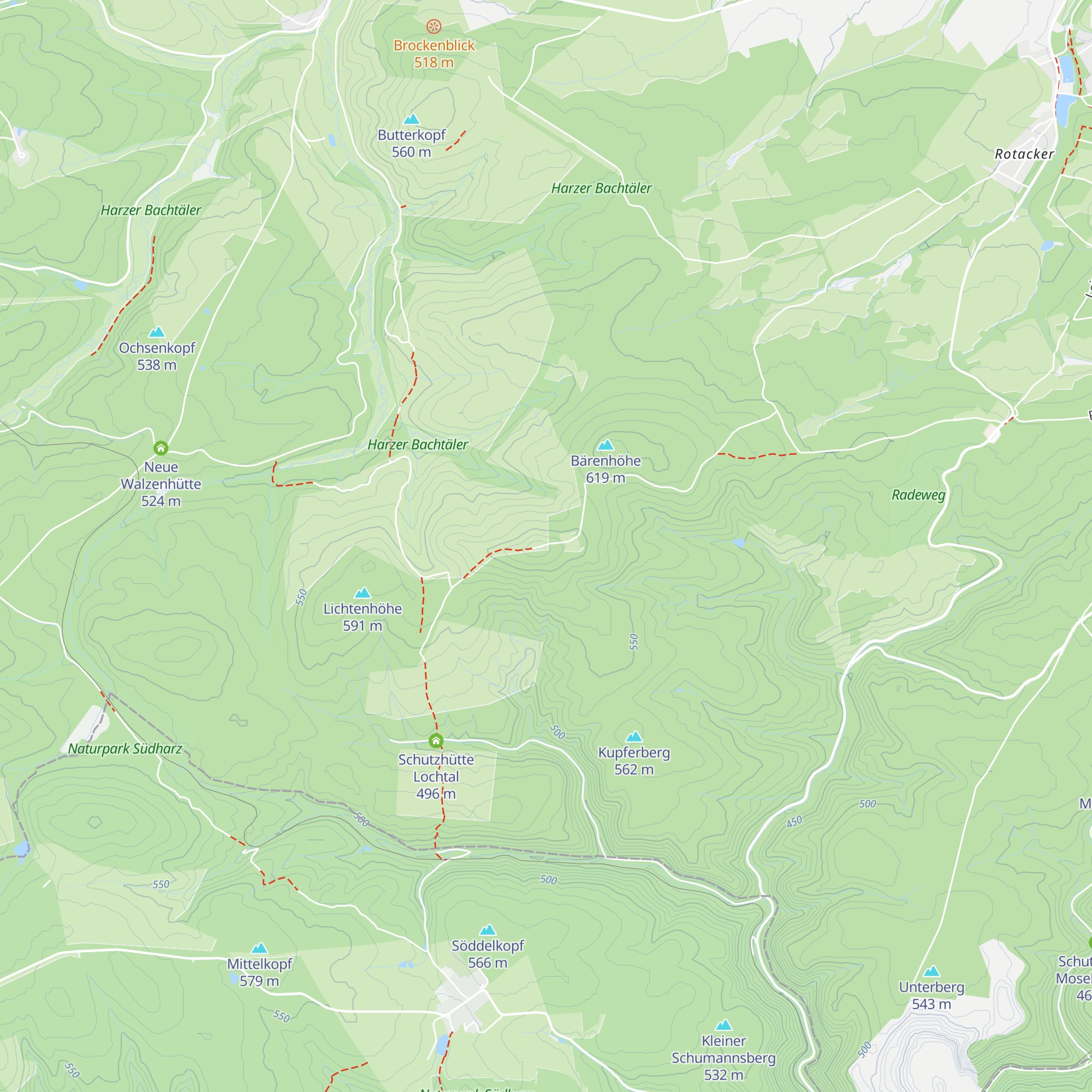 Schutzhütte Carlshaus Turm map