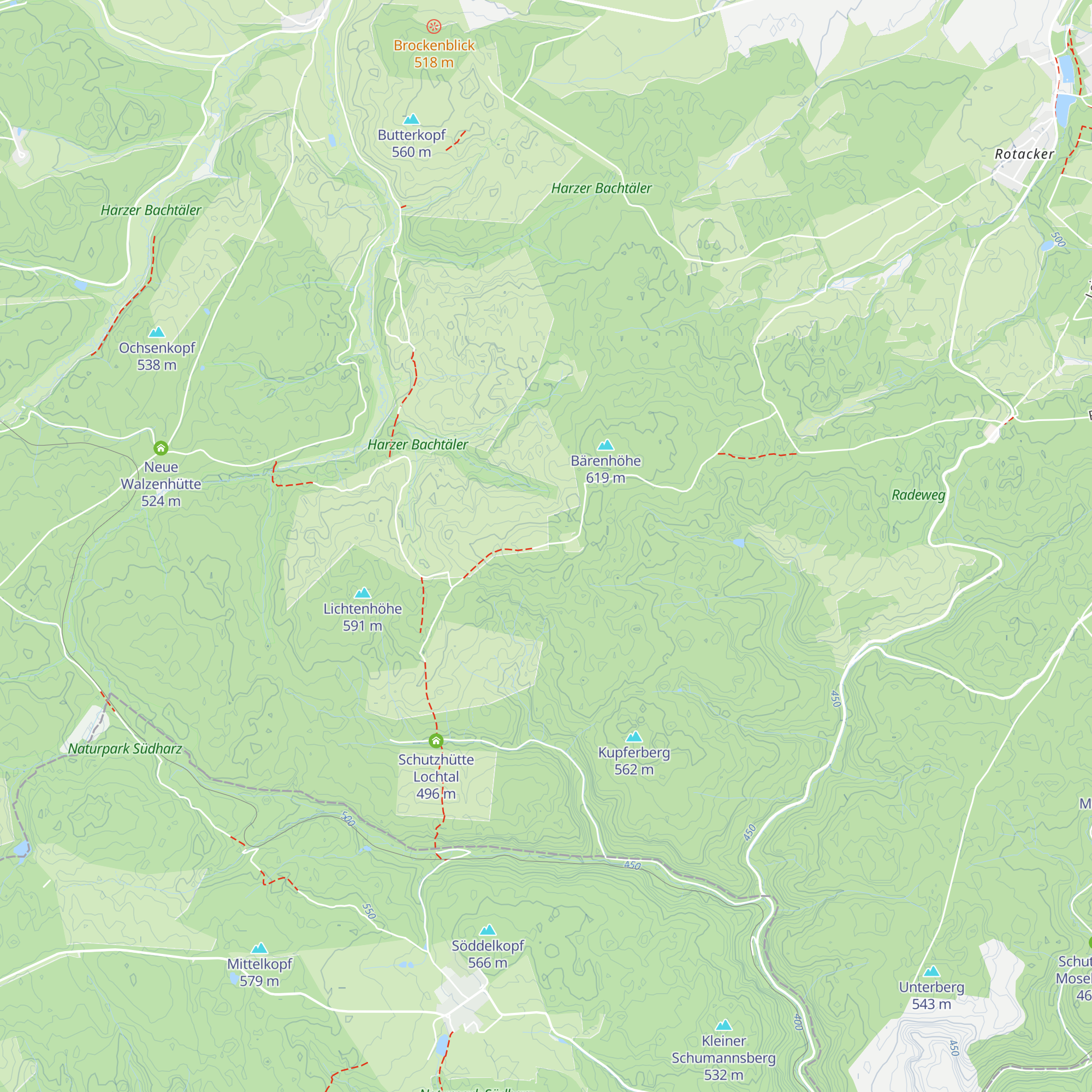 Schutzhütte Carlshaus Turm map