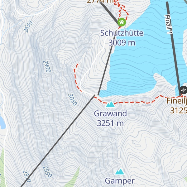 Map of Hotel Glacier