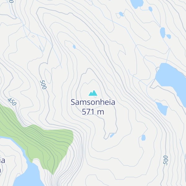 Map of Samsonheia