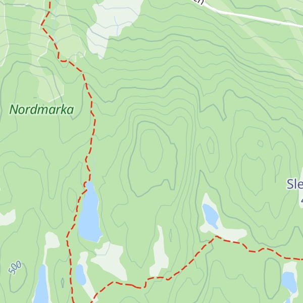 Map of Eriksknatten