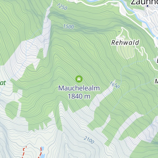 Map of Mauchelealm