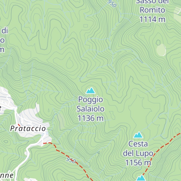 Map of Poggio Salaiolo