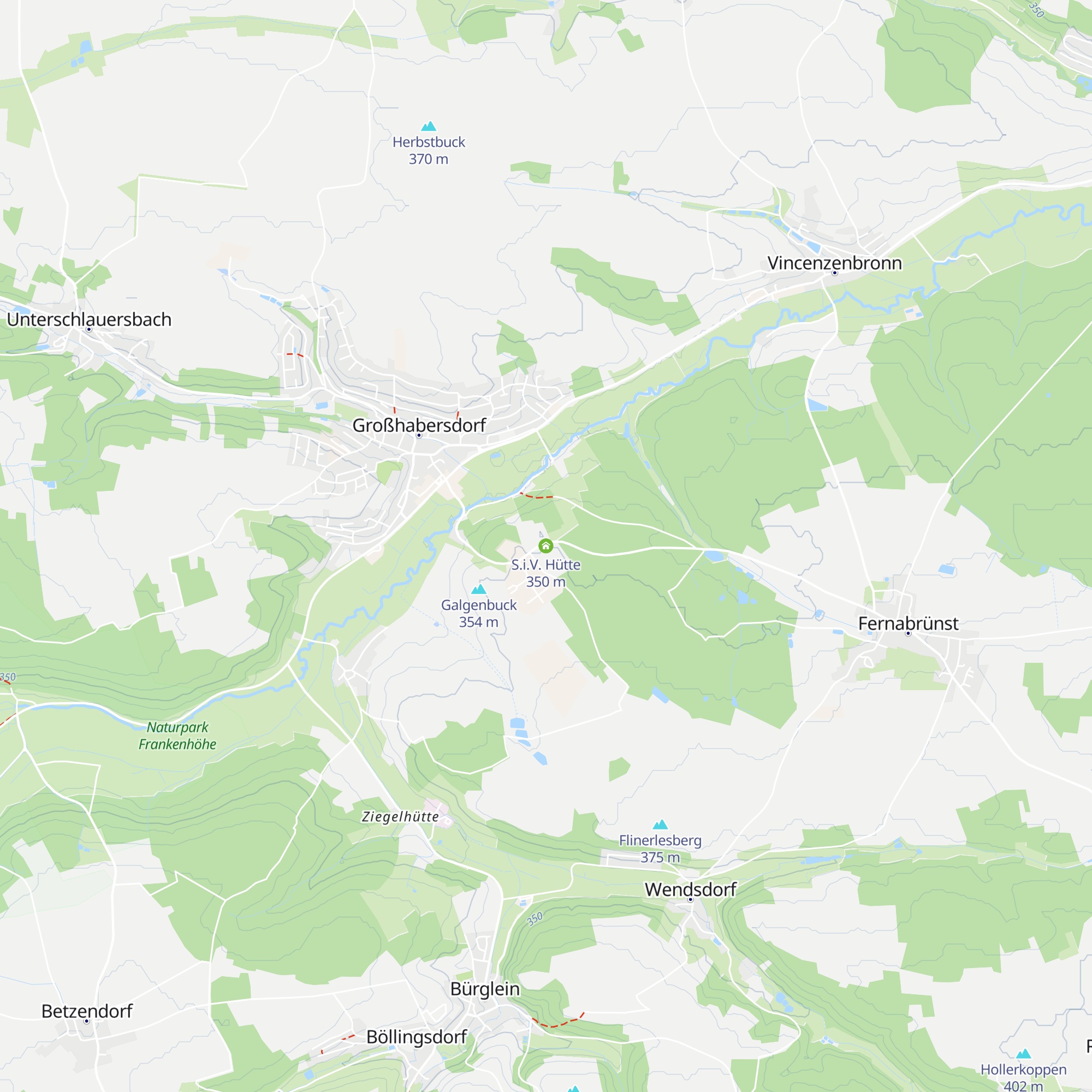 S.i.V. Hütte map