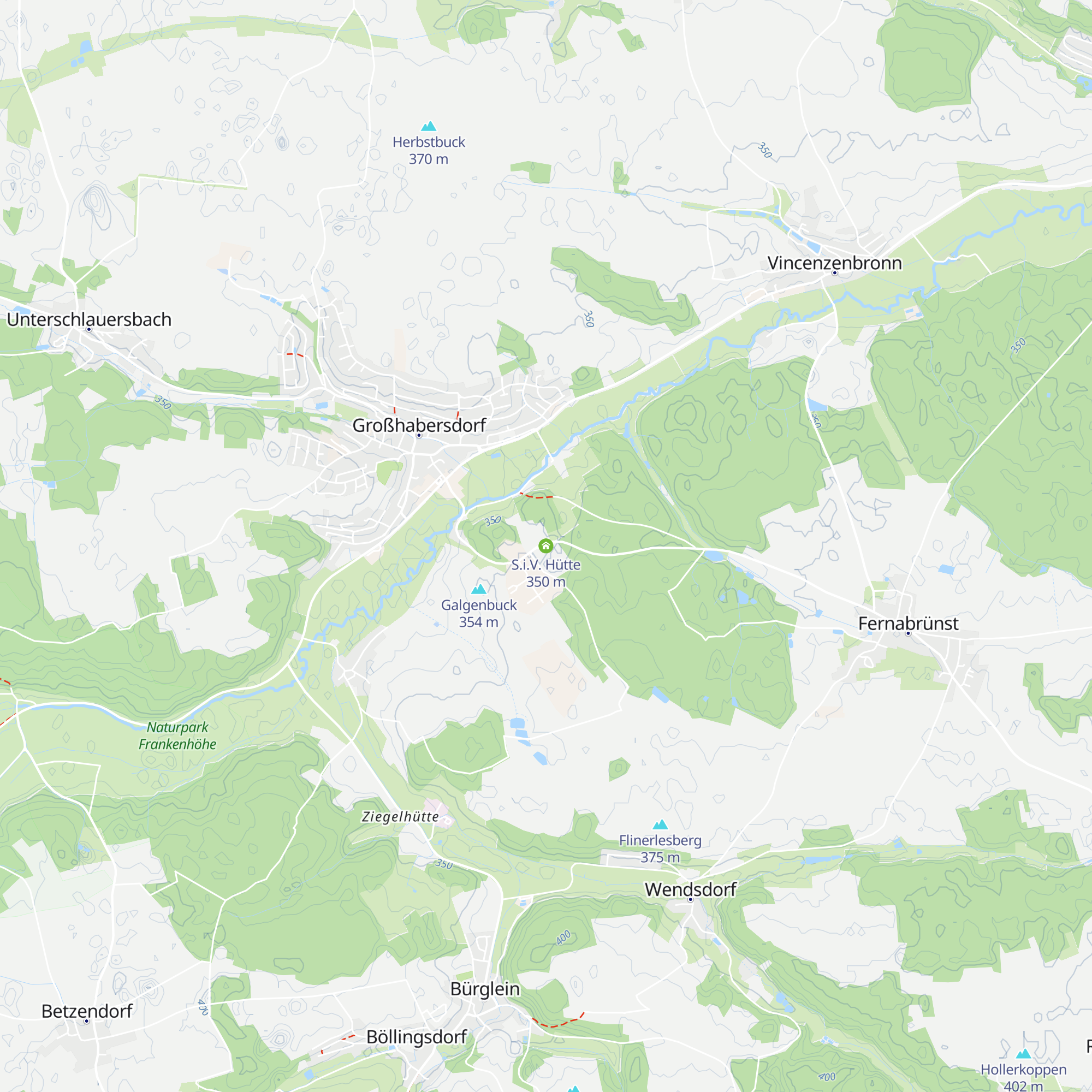 S.i.V. Hütte map