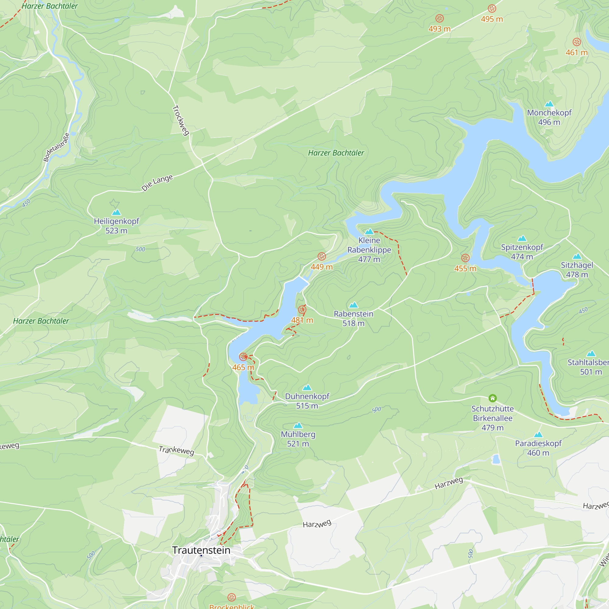 Schutzhütte Rappbode-Vorsperre map
