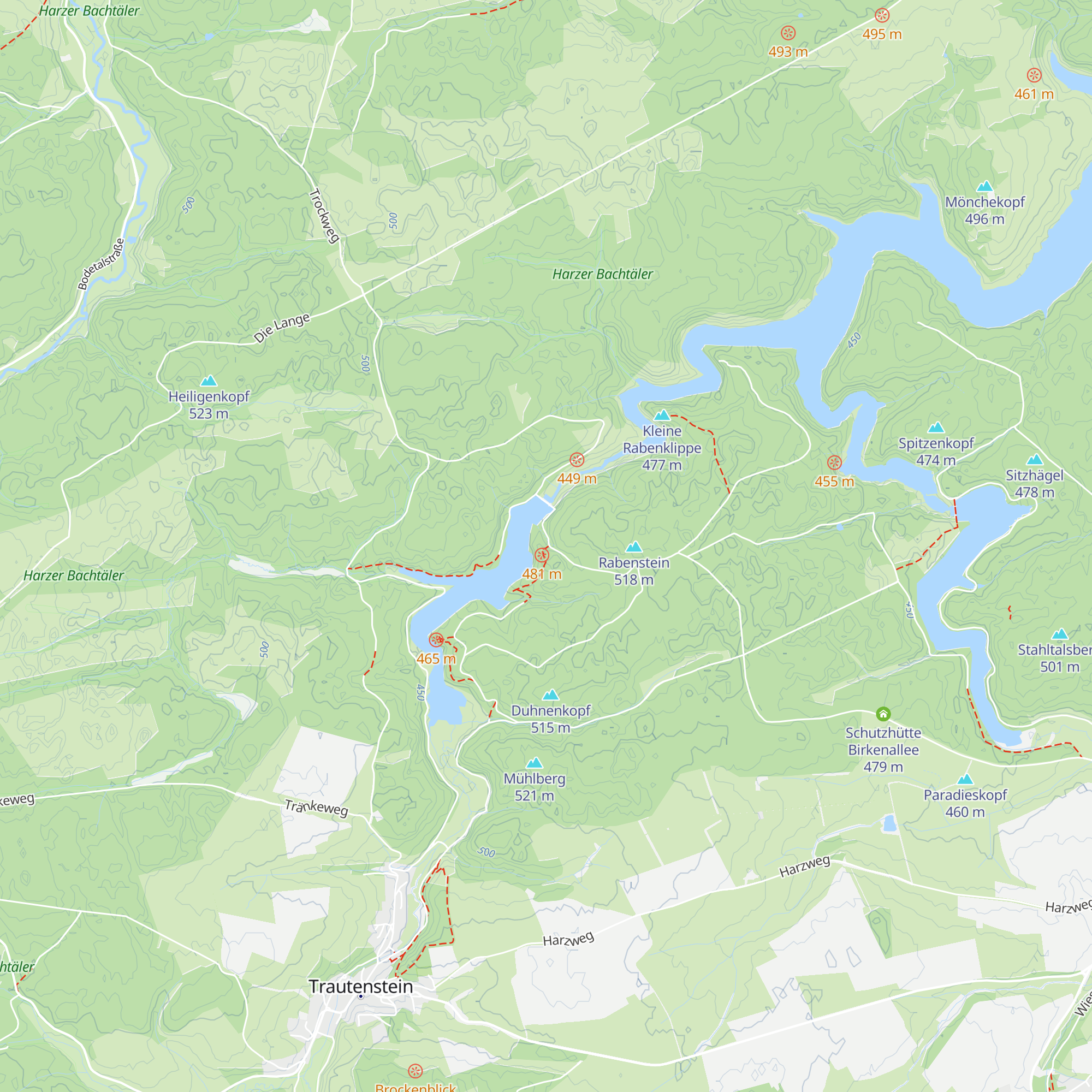 Schutzhütte Rappbode-Vorsperre map