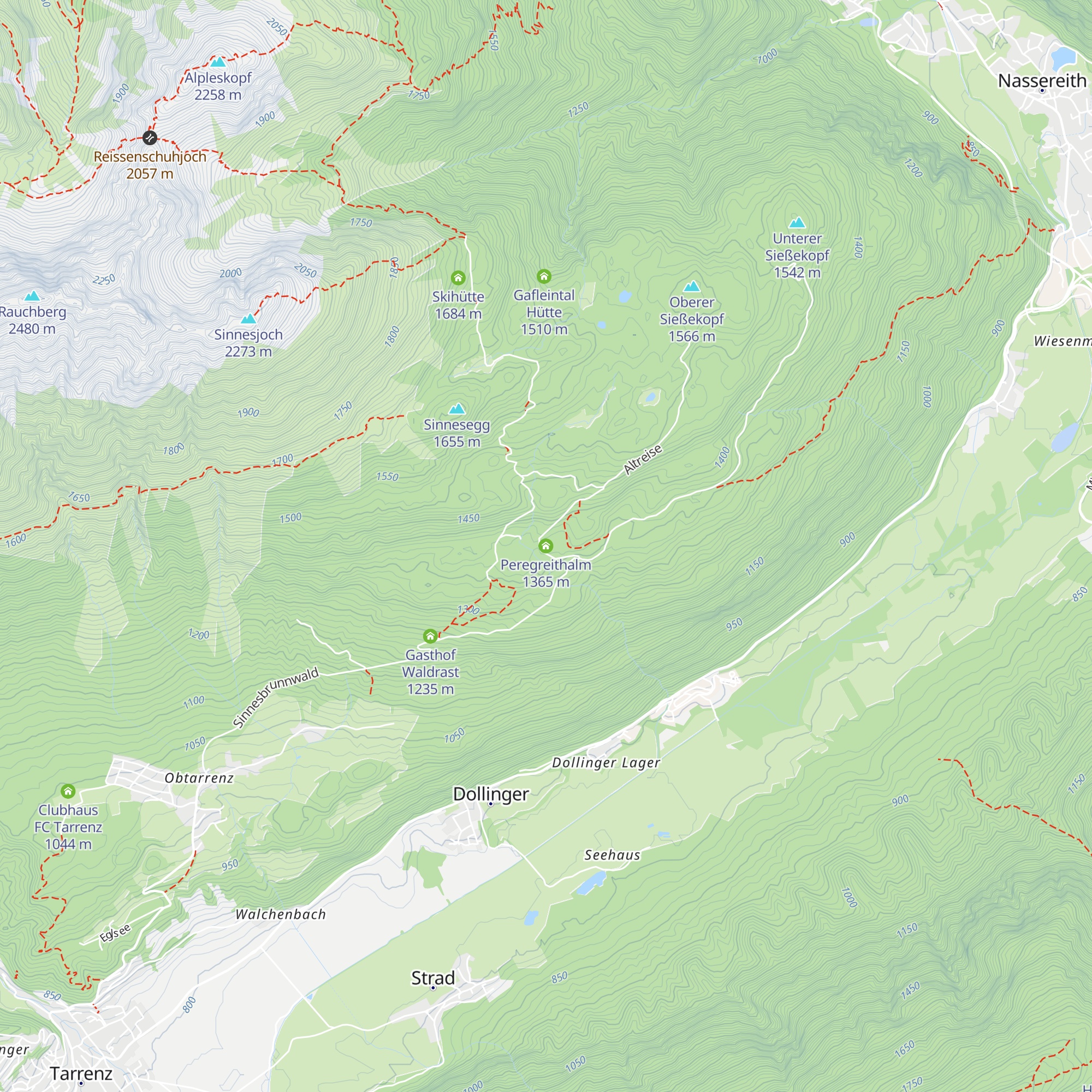Peregreithalm map