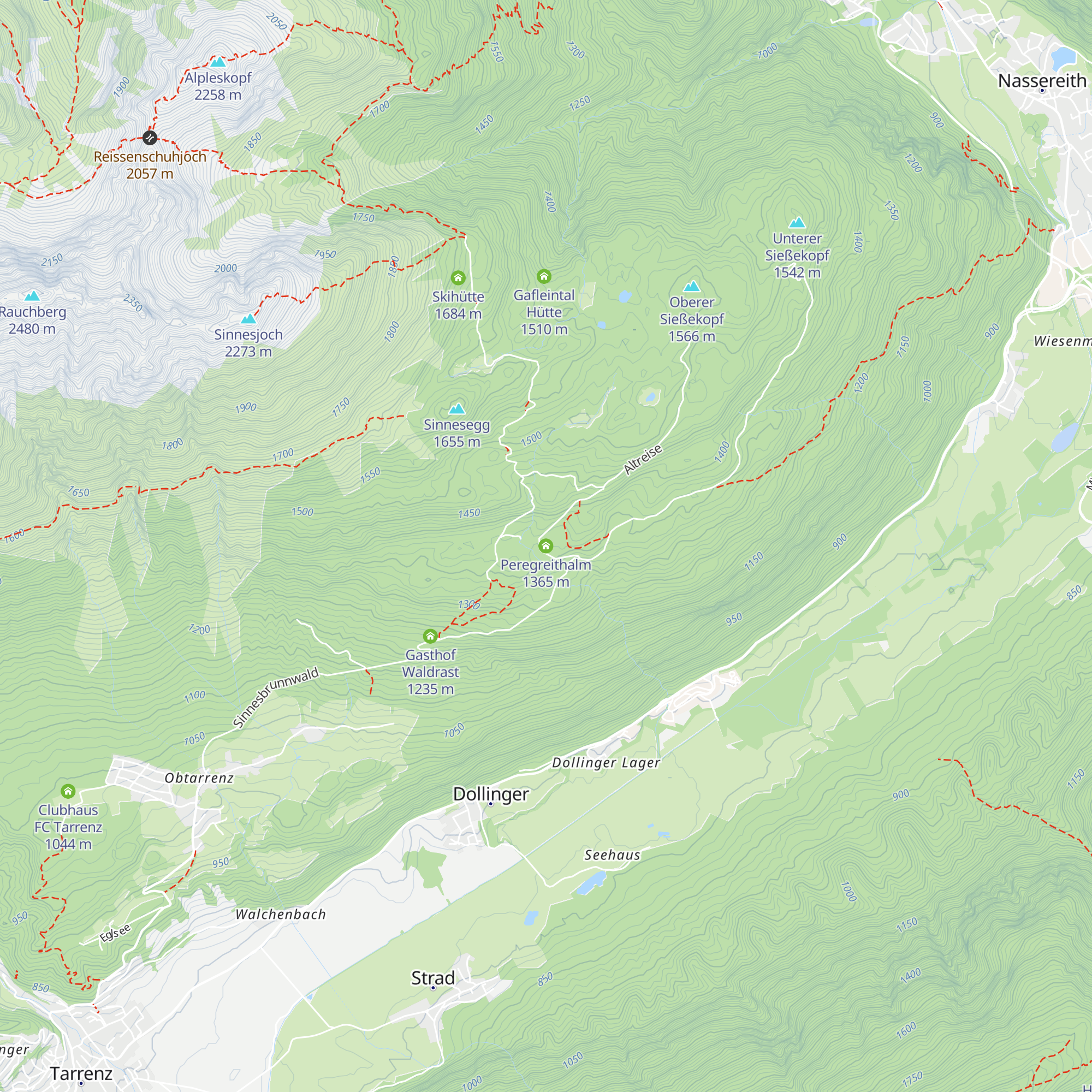 Peregreithalm map