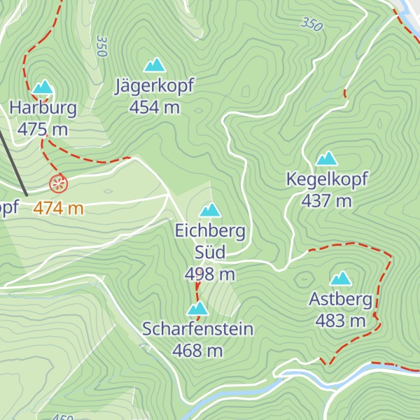 Map of Eichberg Süd