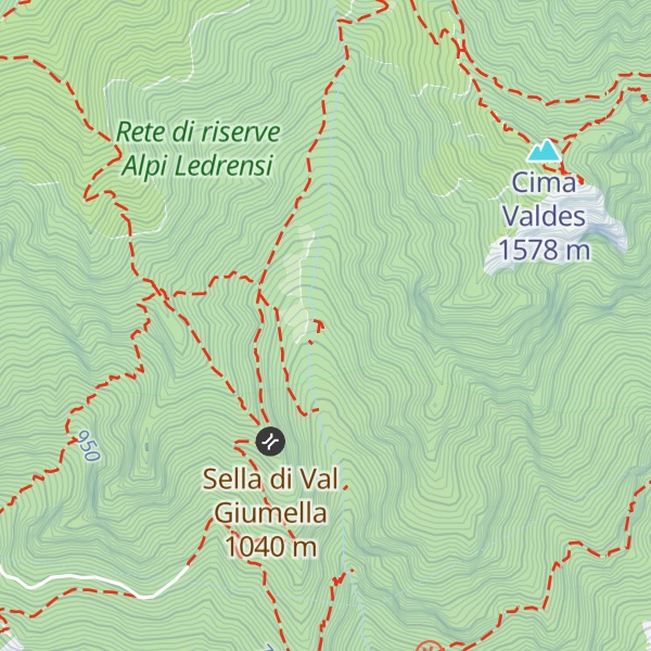 Map of Malga Giumella Inferiore