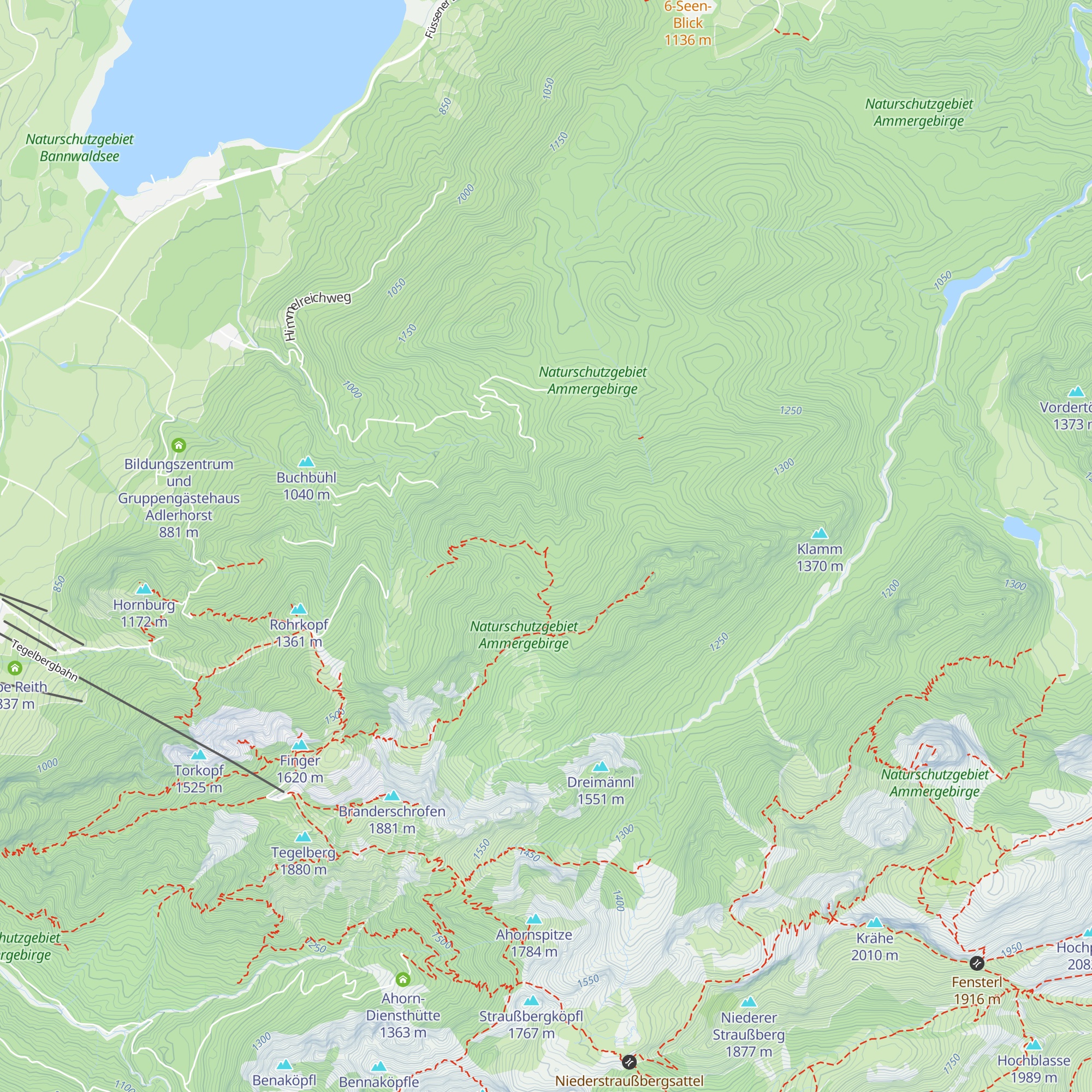 Vordermühlberger Älpele map
