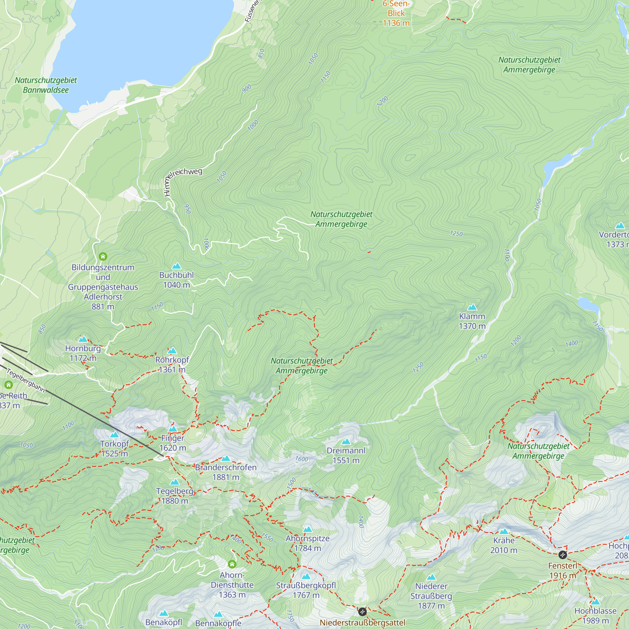 Vordermühlberger Älpele map