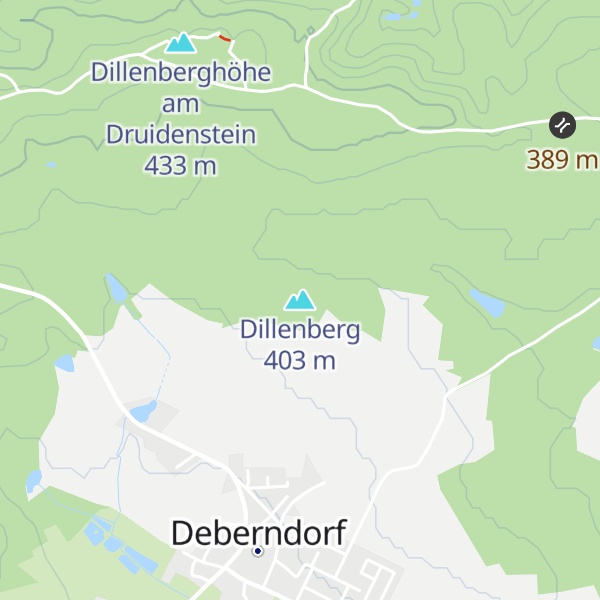 Map of Dillenberg